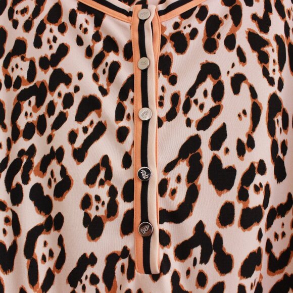 MARC CAIN Animal Print Dress In Beige Knee-Length Stretch - Picture 6 of 14